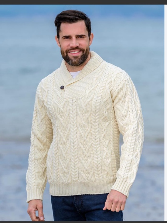 Original Aran Co. Other - Original Aran Co. Sweater Men’s XL Xlarge Merino Wool Fisherman Grandpacore